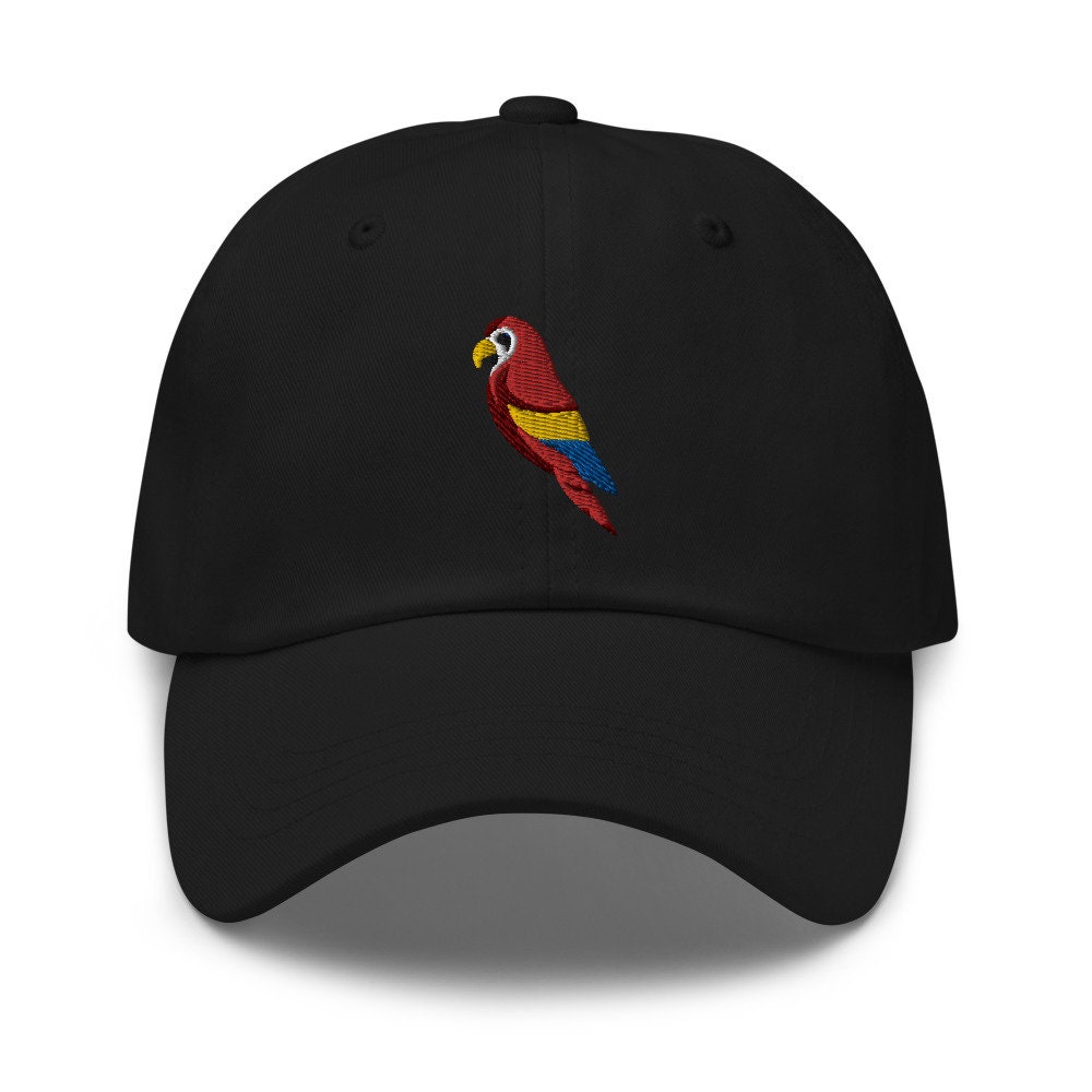 Tropical Macaw Parrot Embroidered Dad Hat - Wildlife Bird Baseball Cap for Nature Lovers image 5