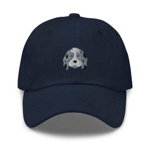 Blue Merle Aussiedoodle Cap - Embroidered Merle Doodle Dad Hat Baseball Cap for Aussiedoodle Mom Gifts image 0