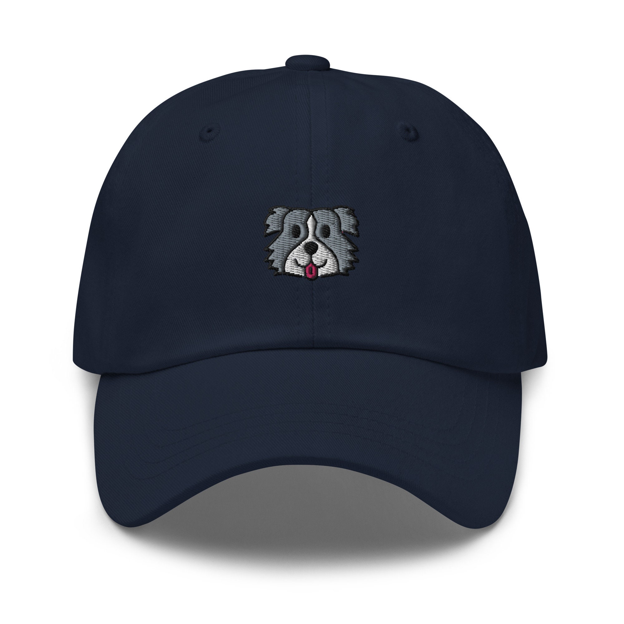 Border Collie Hat - Embroidered Cap Australian Shepherd Baseball Cap Border Collie & Aussie Shepherd Gifts image 2