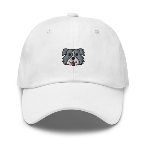 Border Collie Hat - Embroidered Cap Australian Shepherd Baseball Cap Border Collie & Aussie Shepherd Gifts image 0