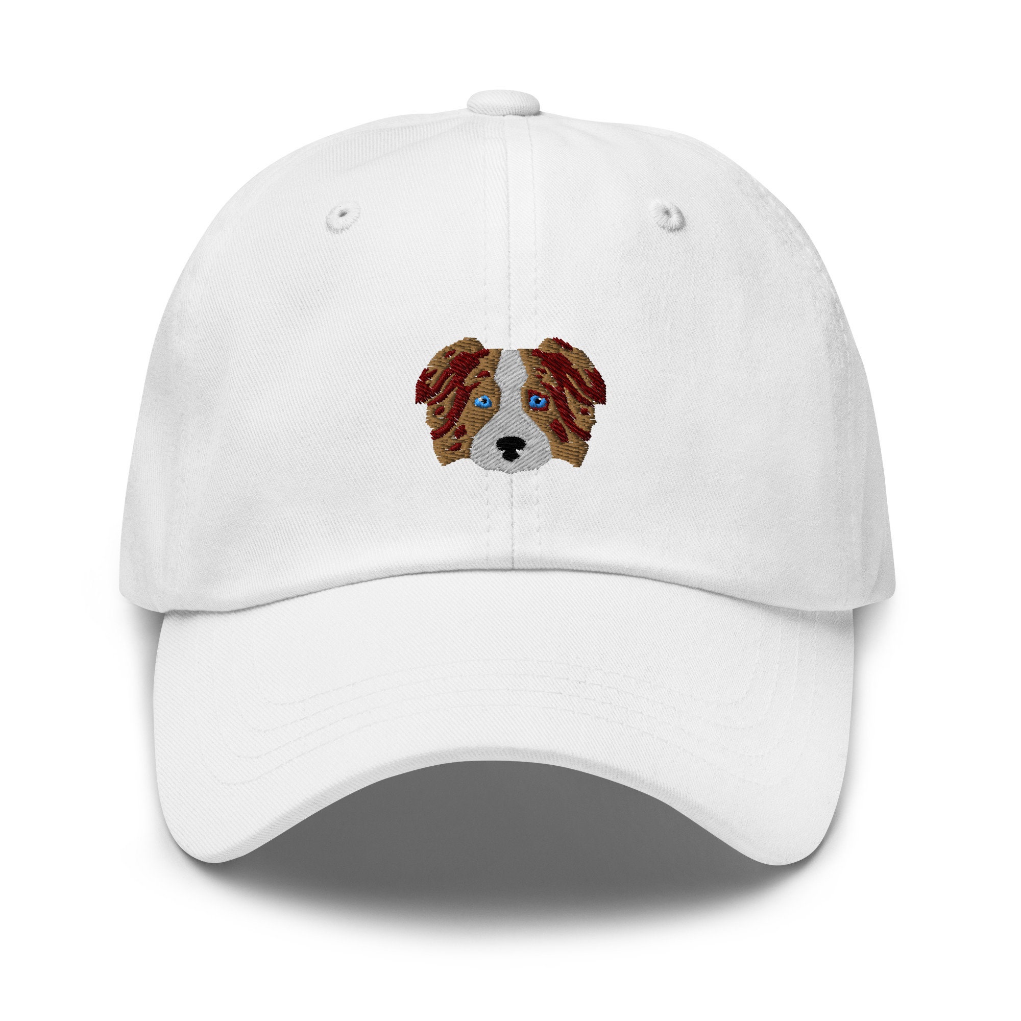 Red Merle Aussie Hat - Embroidered Australian Shepherd Baseball Cap Aussie Dog Mom Gift image 6