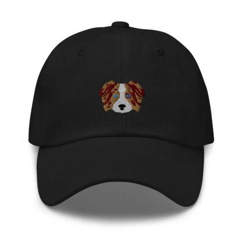 Red Merle Aussie Hat - Embroidered Australian Shepherd Baseball Cap Aussie Dog Mom Gift image 1