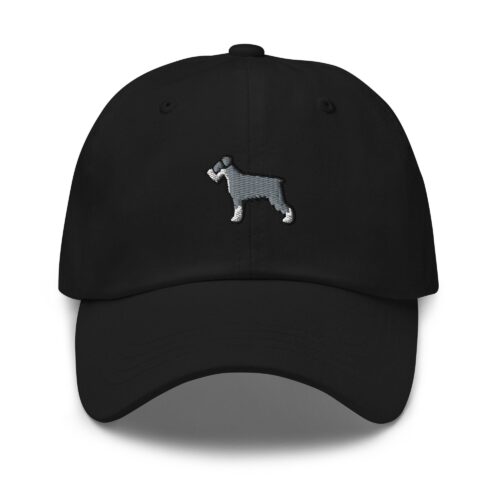 Schnauzer Baseball Cap - Standard & Miniature Schnauzer Embroidered Hat Mom & Dad Gifts image 1