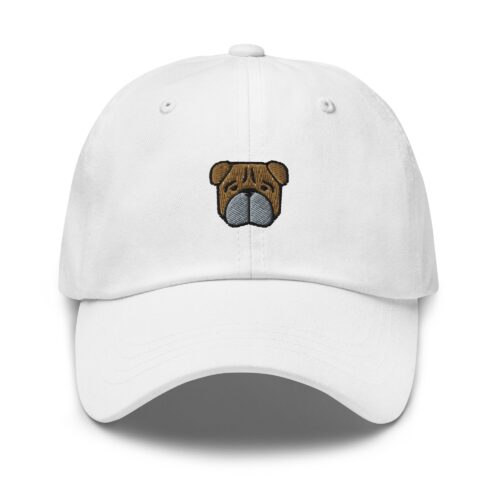 Shar Pei Embroidered Hat - Unisex Baseball Cap Shar Pei Dad & Mom Gifts Shar Pei Lover Cap image 1