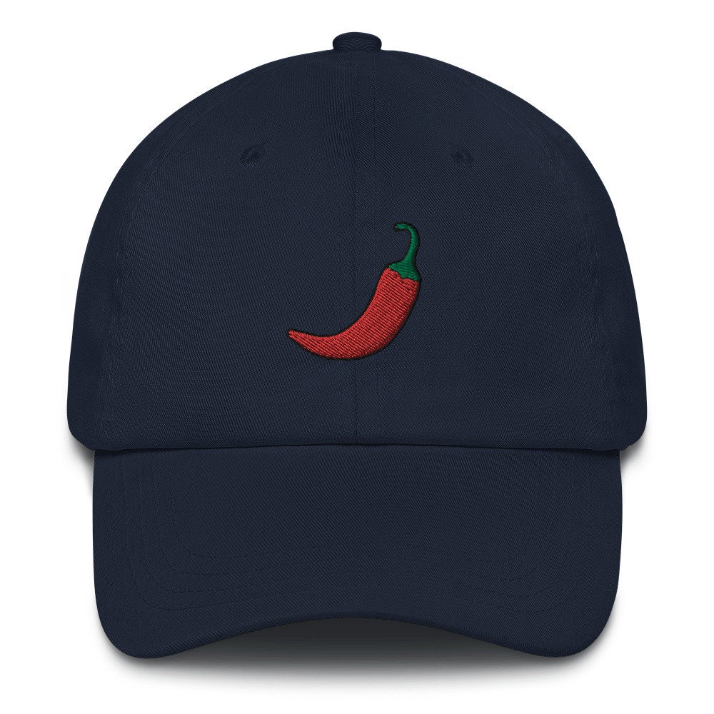 Chilli Embroidered Dad Hat - Baseball Cap Vintage Style Trucker Hat image 3