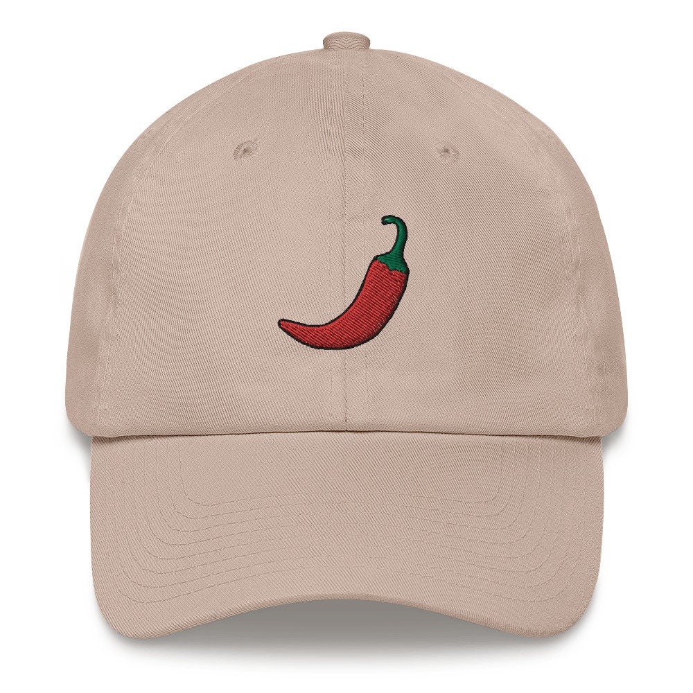 Chilli Embroidered Dad Hat - Baseball Cap Vintage Style Trucker Hat image 6