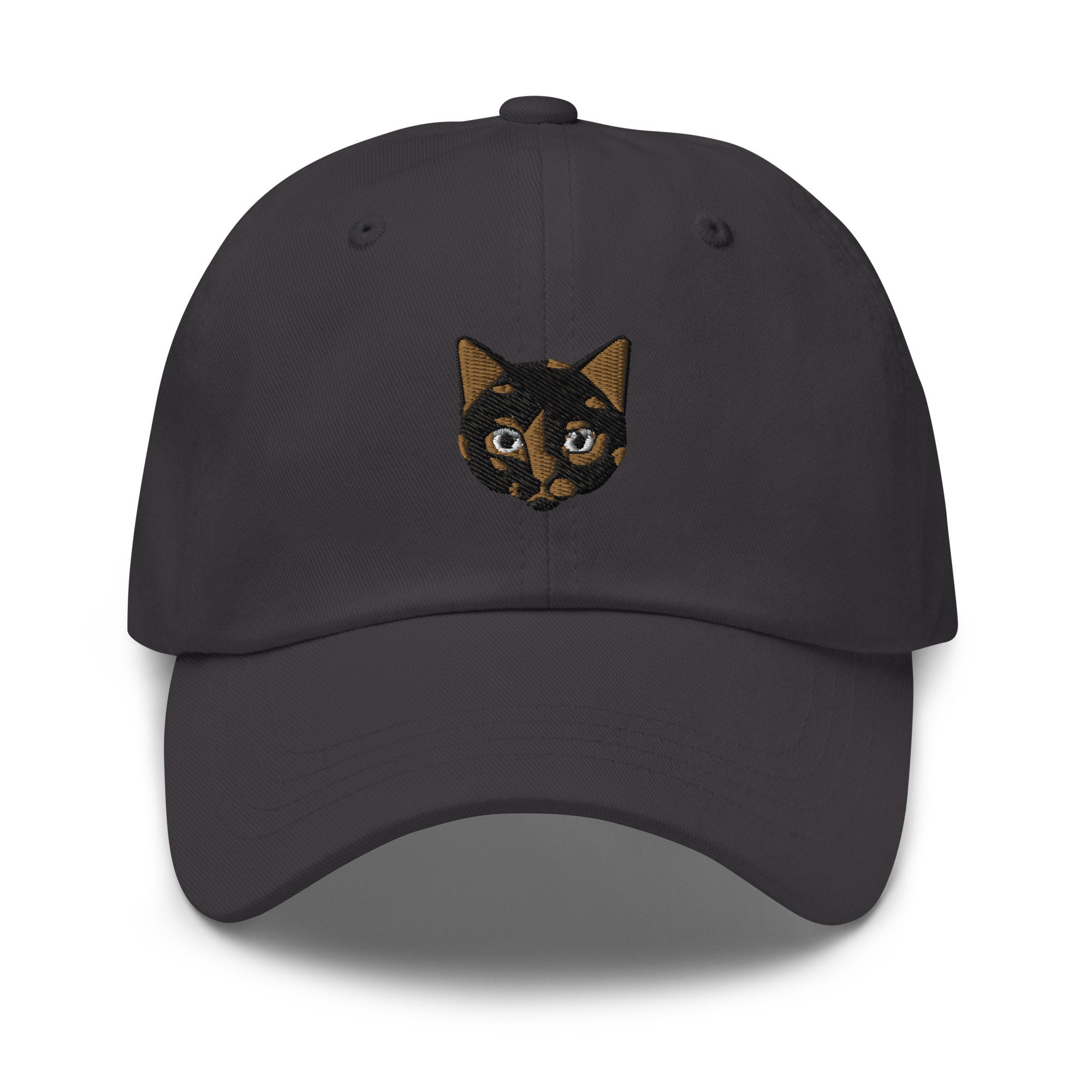 Calico Cat Embroidered Baseball Cap - Calico Cat Mom & Dad Gifts Calico Owner Hat image 8