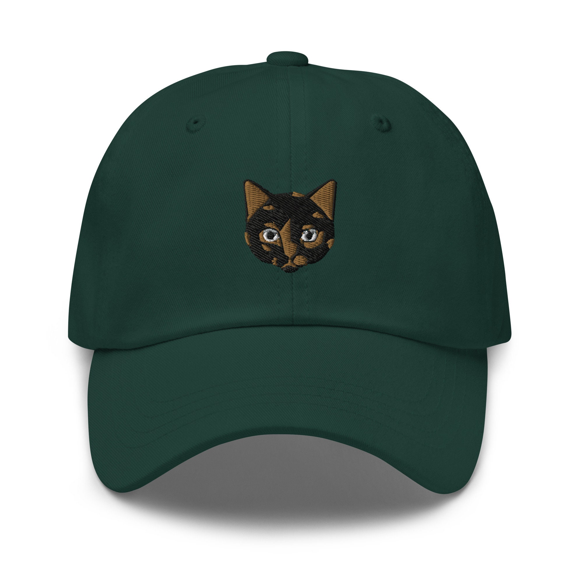 Calico Cat Embroidered Baseball Cap - Calico Cat Mom & Dad Gifts Calico Owner Hat image 3