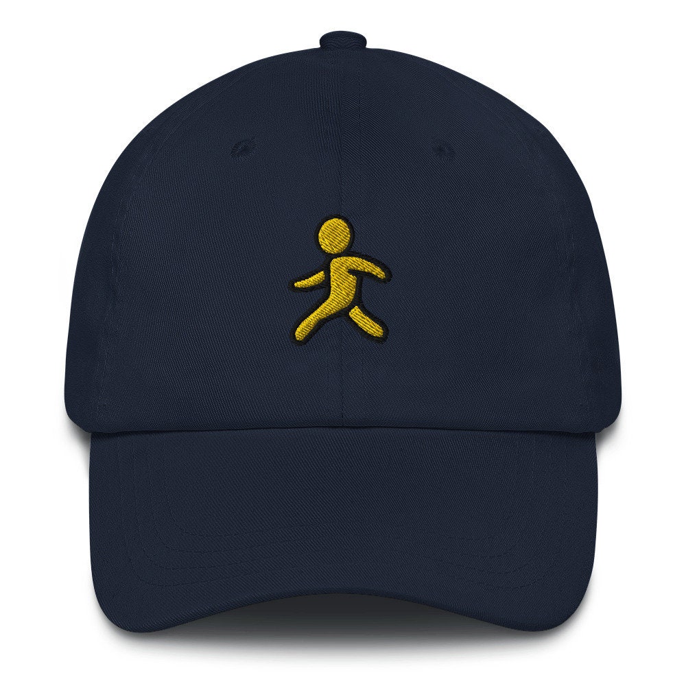 Walking Man Embroidered Cotton Dad Hat - Baseball Cap Perfect Gift image 4