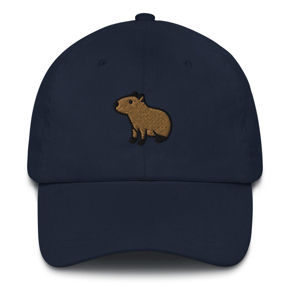 Capybara Embroidered Dad Hat - Embroidery Comfortable Baseball Cap Animal Lover Gift image 5