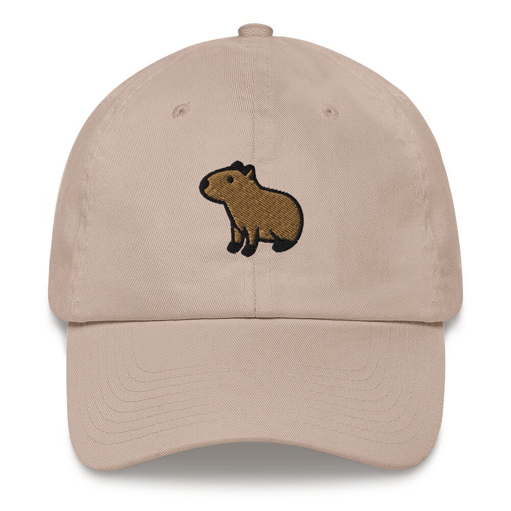 Capybara Embroidered Dad Hat - Embroidery Comfortable Baseball Cap Animal Lover Gift image 6