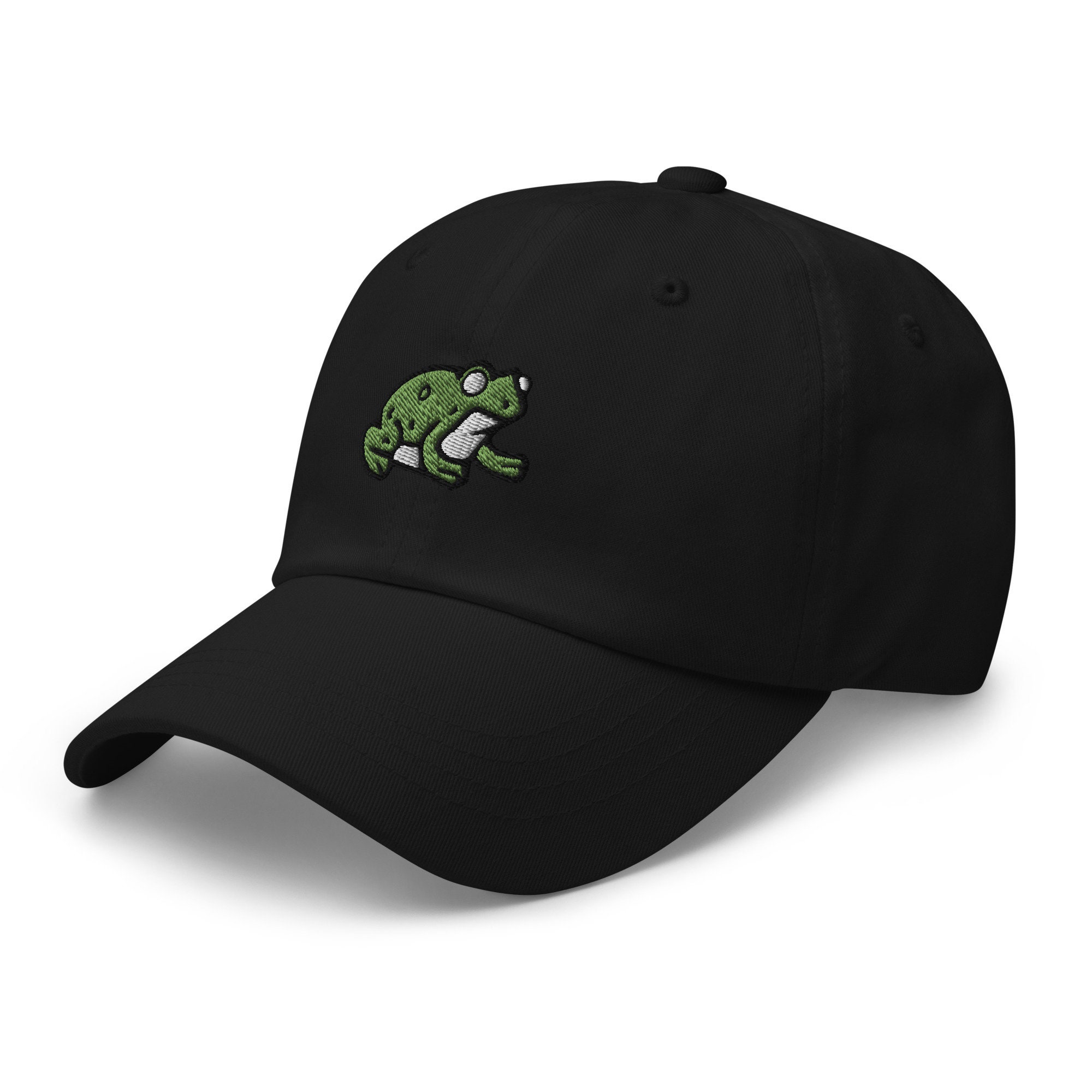 Chunky Frog Dad Hat - Embroidered Vintage Style Baseball Cap - Kawaii Unisex Gift image 1