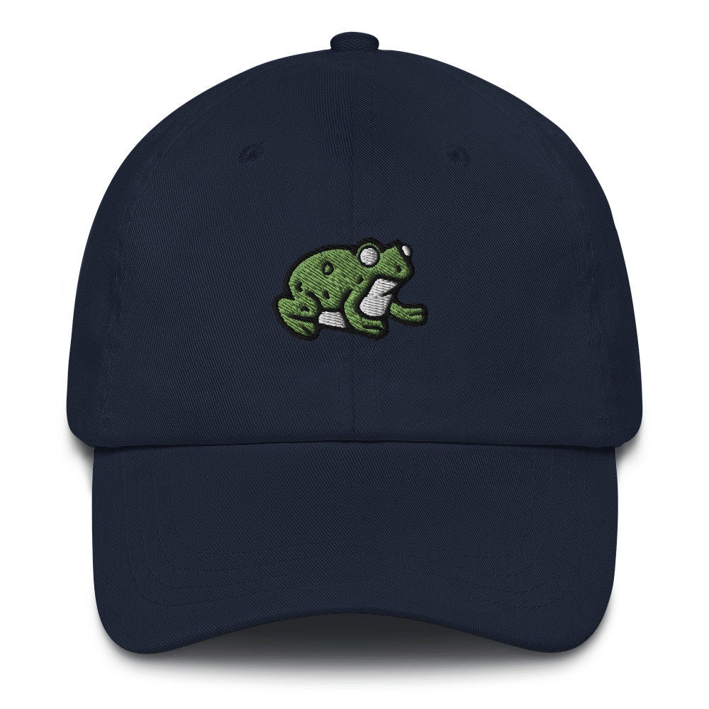 Chunky Frog Dad Hat - Embroidered Vintage Style Baseball Cap - Kawaii Unisex Gift image 4