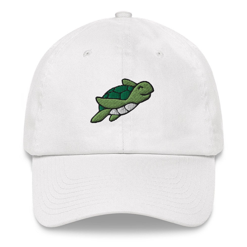 Turtle Dad Hat - Embroidered Vintage Style Baseball Cap - Kawaii Chibi Gift image 7