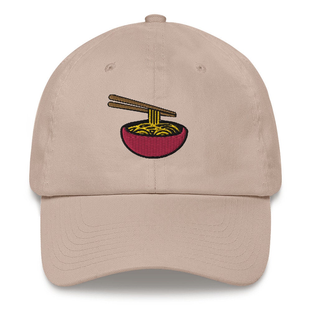 Ramen Bowl Dad Hat - Embroidered Baseball Cap - Vintage Style Kawaii Chibi Gift image 5