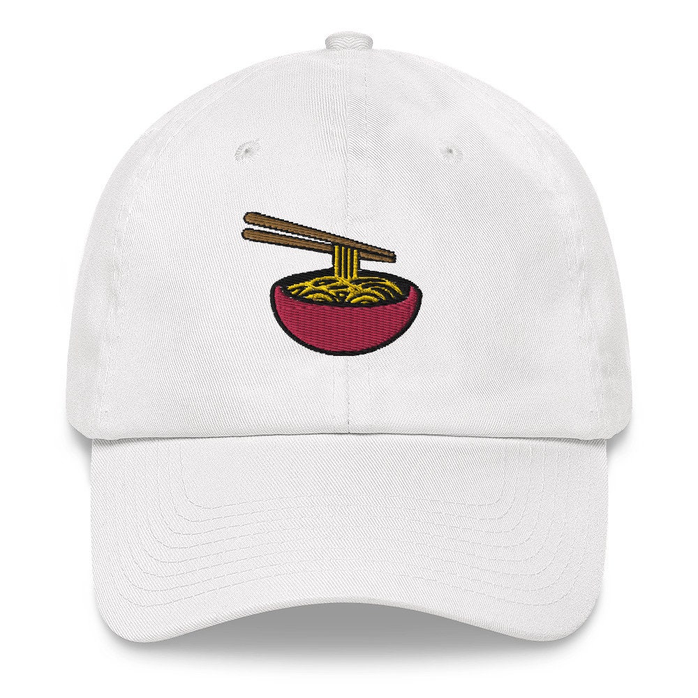 Ramen Bowl Dad Hat - Embroidered Baseball Cap - Vintage Style Kawaii Chibi Gift image 8