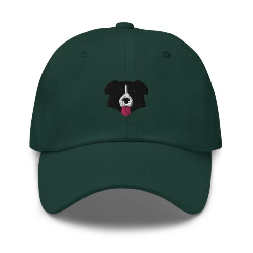 Border Collie Embroidered Baseball Cap - English Shepherd Hat Mom & Dad Gifts image 1