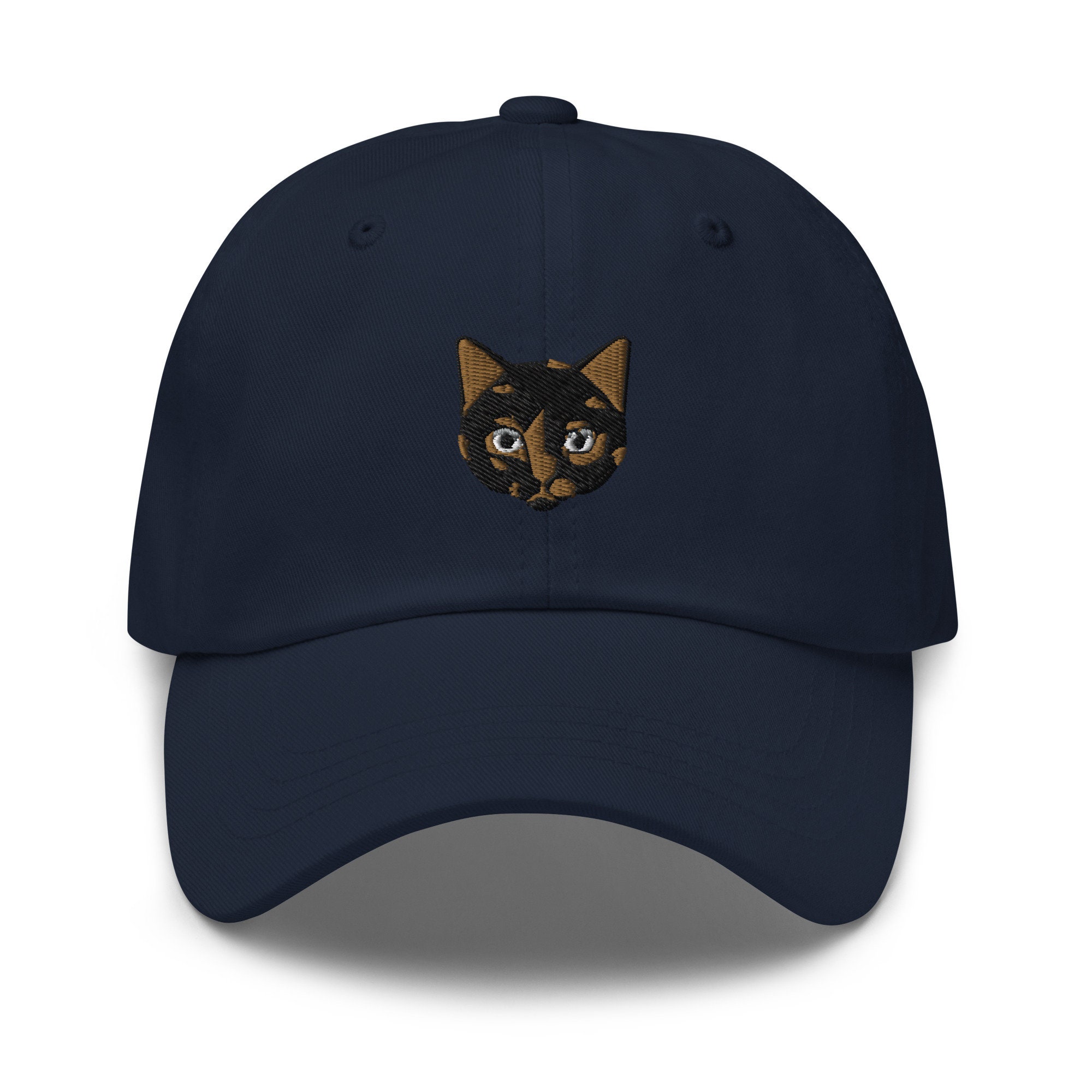 Calico Cat Embroidered Baseball Cap - Calico Cat Mom & Dad Gifts Calico Owner Hat image 7