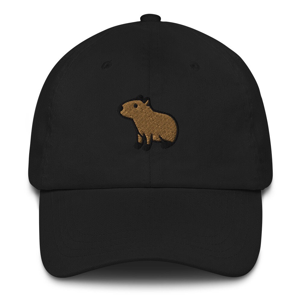 Capybara Embroidered Dad Hat - Embroidery Comfortable Baseball Cap Animal Lover Gift image 4