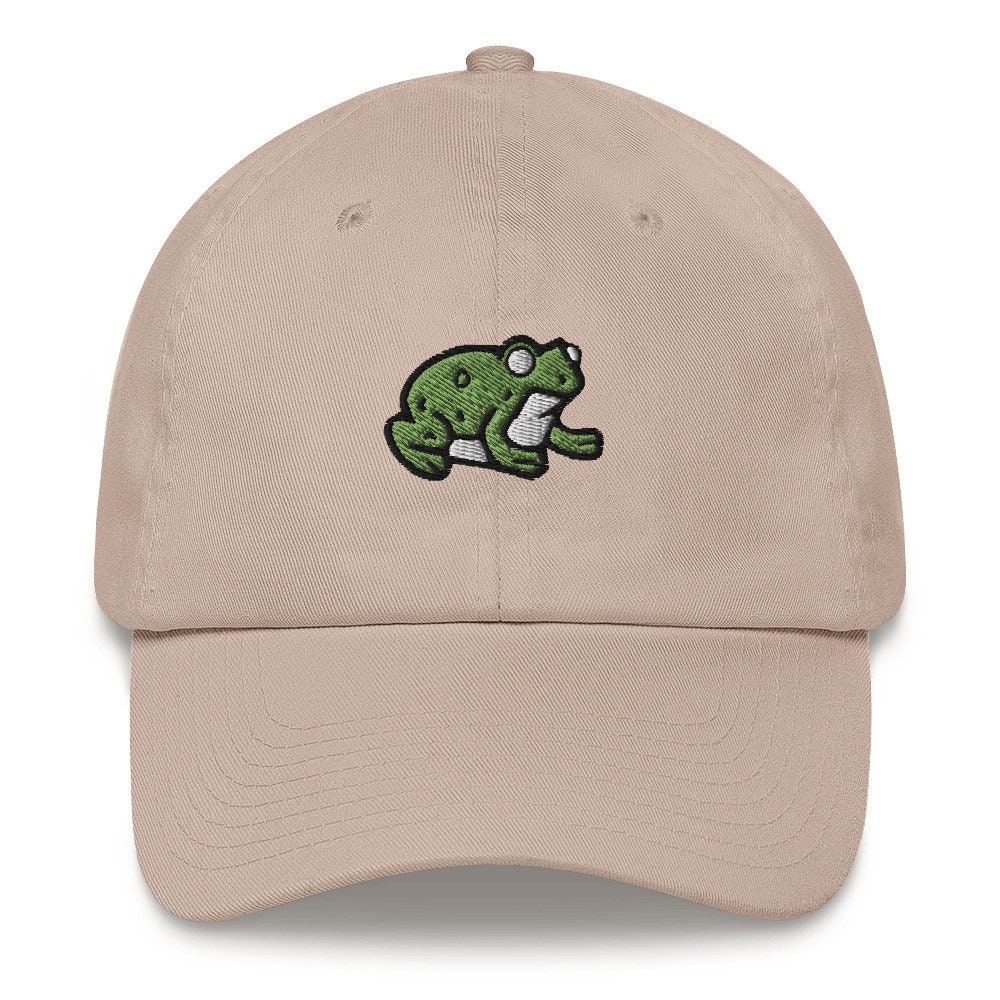 Chunky Frog Dad Hat - Embroidered Vintage Style Baseball Cap - Kawaii Unisex Gift image 5