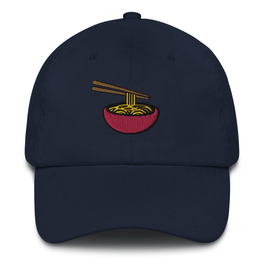 Ramen Bowl Dad Hat - Embroidered Baseball Cap - Vintage Style Kawaii Chibi Gift image 4