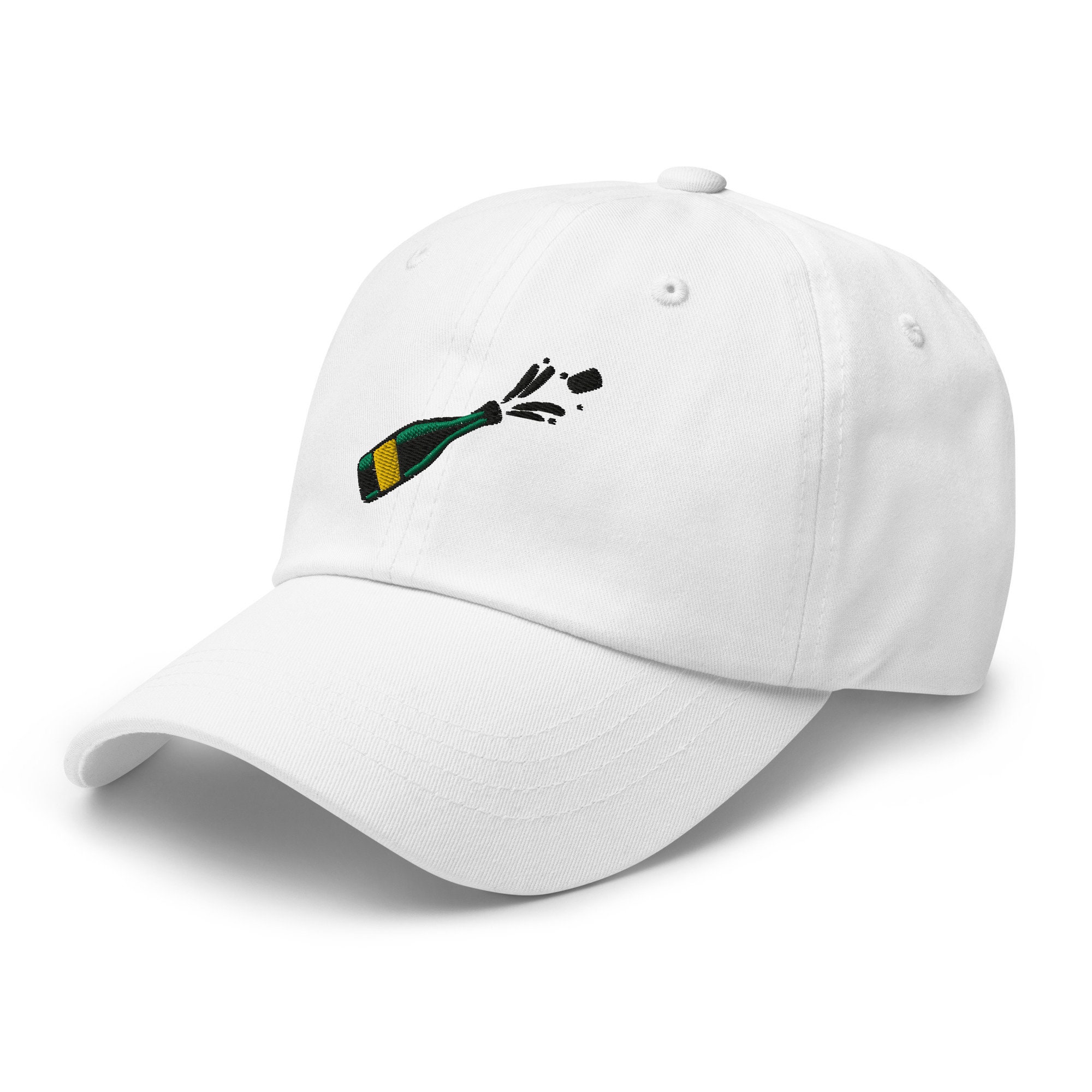 Unisex Champagne Embroidered Baseball Cap - Celebration Hat Gift image 1