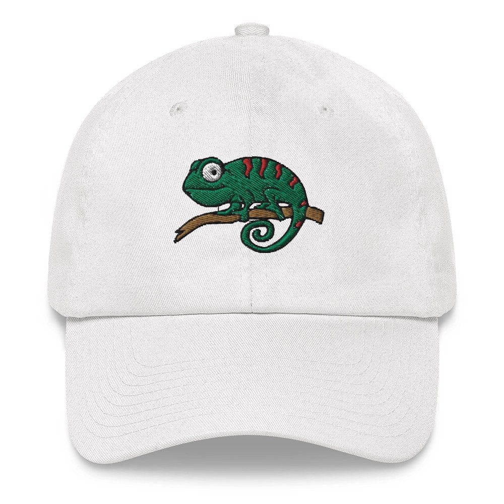 Unisex Chameleon Embroidered Baseball Cap - Nature Lover Gift image 7