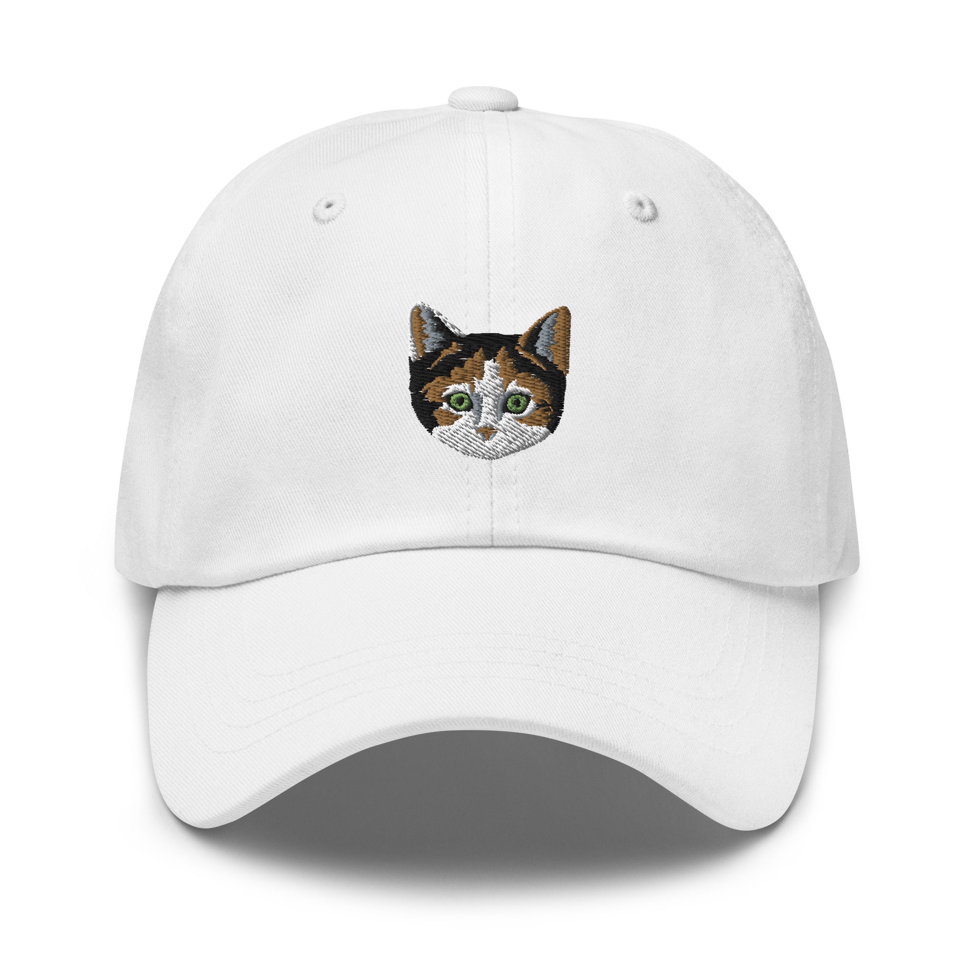 Calico Cat Embroidered Baseball Cap - Calico Cat Mom & Dad Gifts Calico Owner Hat image 6