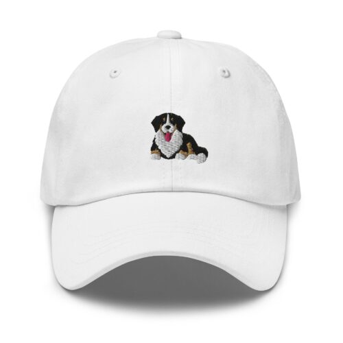 Bernese Mountain Dog Hat - Embroidered Bernese Mom & Dad Gifts Bernese Mountain Dog Embroidery image 0