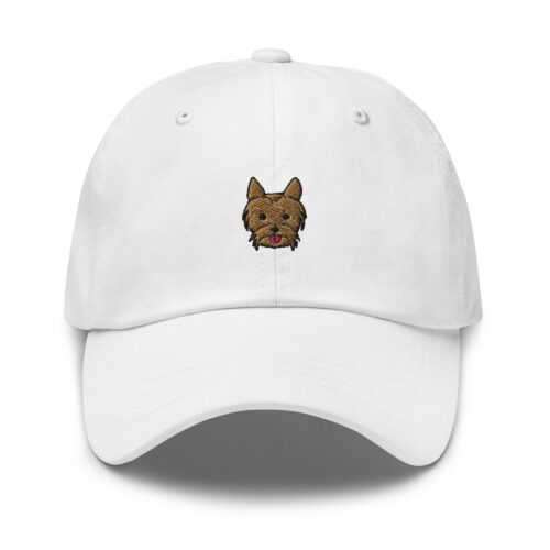 Yorkie Embroidered Baseball Cap - Yorkshire Terrier Mom & Dad Hat Perfect Yorkie Lover Gift image 1