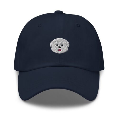 Bichon Frise Cap - Cute Embroidered Baseball Hat Bichon Mom & Dad Gifts image 0