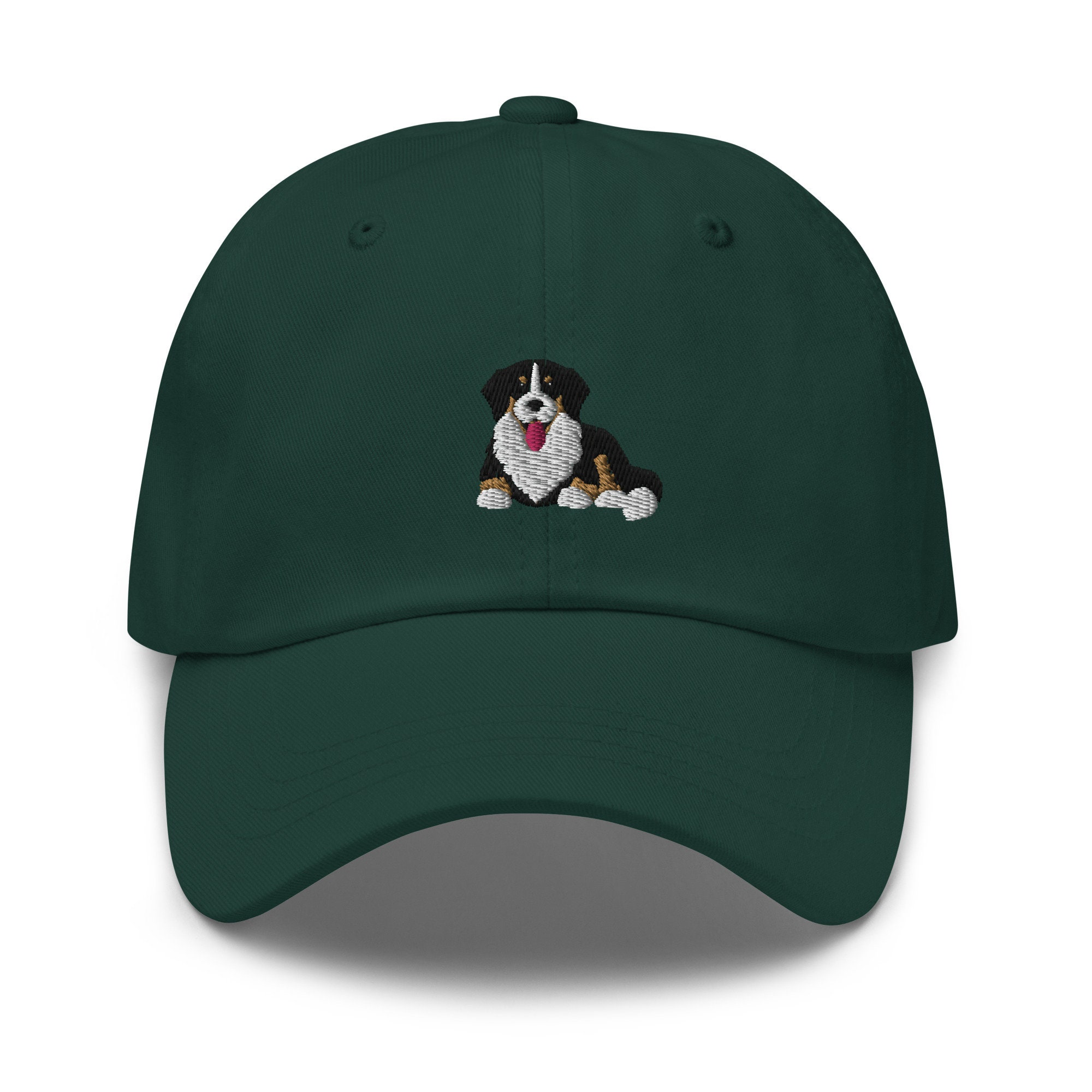 Bernese Mountain Dog Hat - Embroidered Bernese Mom & Dad Gifts Bernese Mountain Dog Embroidery image 2