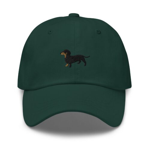 Dachshund Embroidered Baseball Cap - Cute Doxie Dad Hat Wiener Dog Gifts Dachshund Mom Embroidery image 2