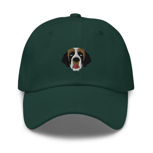 Saint Bernard Embroidered Cap - Cute Baseball Hat for St. Bernard Mom Dog Mom Gift image 2