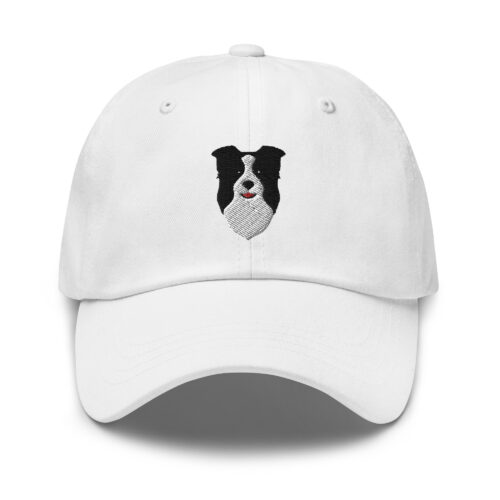 Border Collie Embroidered Baseball Cap - Cute Scotch Collie Dad Hat Collie Mom Gift image 1