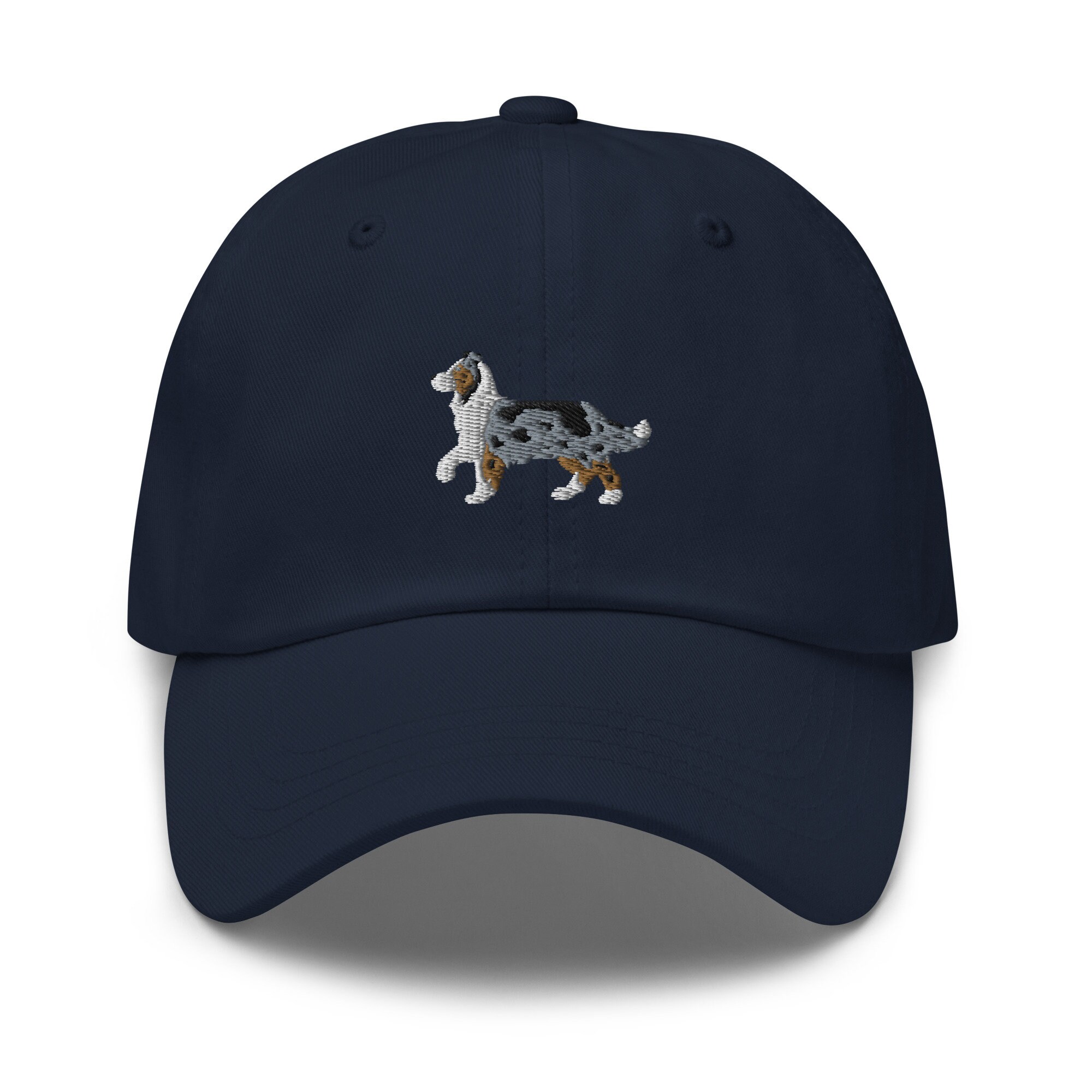 Blue Merle Australian Shepherd Embroidered Cap - Cute Aussie Dad Hat Dog Mom Gift image 3