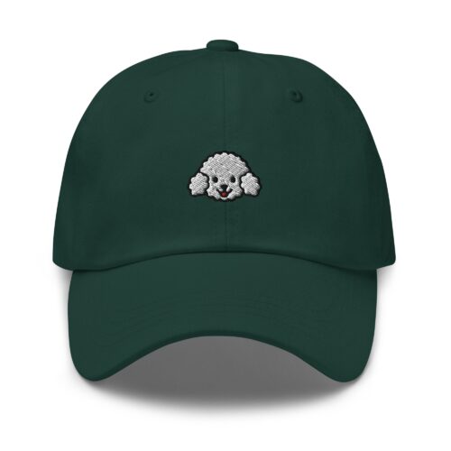 Poodle Baseball Cap - Embroidered Hat Cute Poodle Mom & Dad Gifts Poodle Lover Embroidery image 1