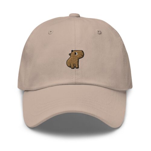 Capybara Dad Hat - Embroidered Baseball Cap Wildlife Nature Lover image 0