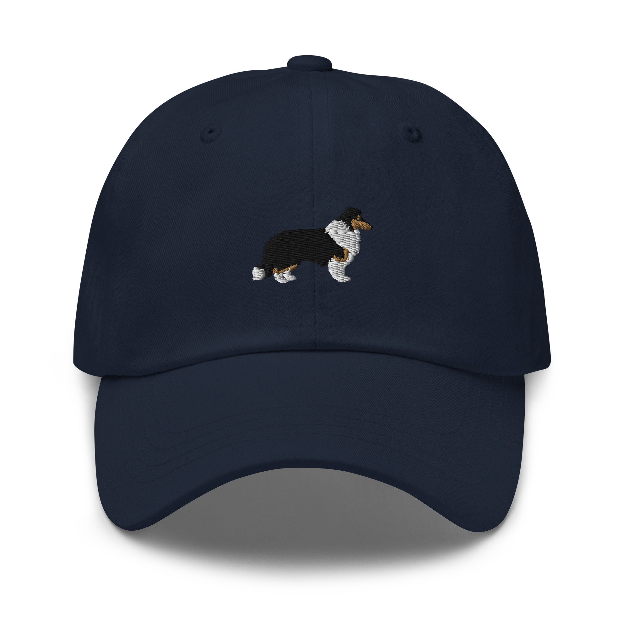 Tricolor Rough Collie Embroidered Hat - Baseball Cap for Collie Mom Tri-Color Collie Lover Gift image 5