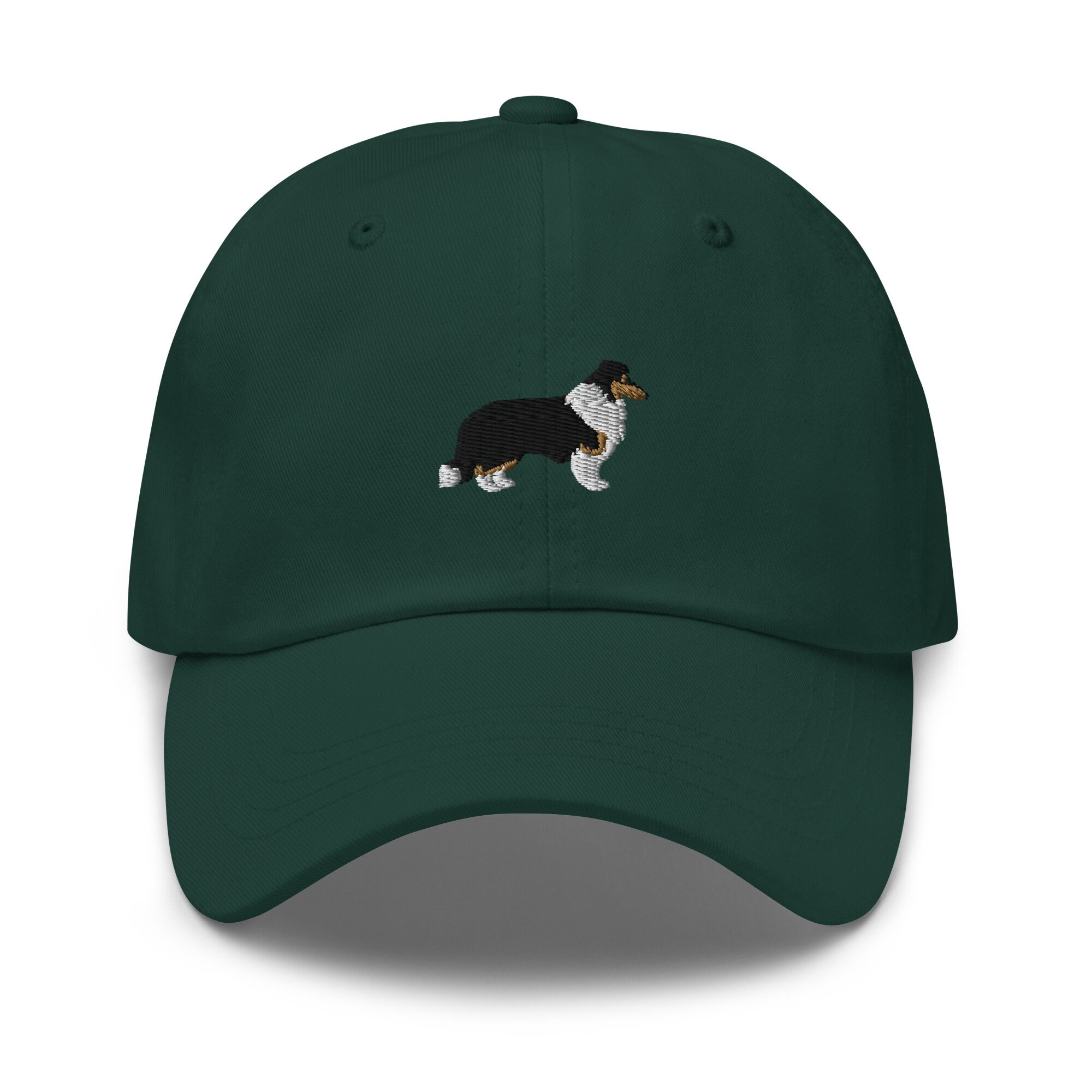 Tricolor Rough Collie Embroidered Hat - Baseball Cap for Collie Mom Tri-Color Collie Lover Gift image 4