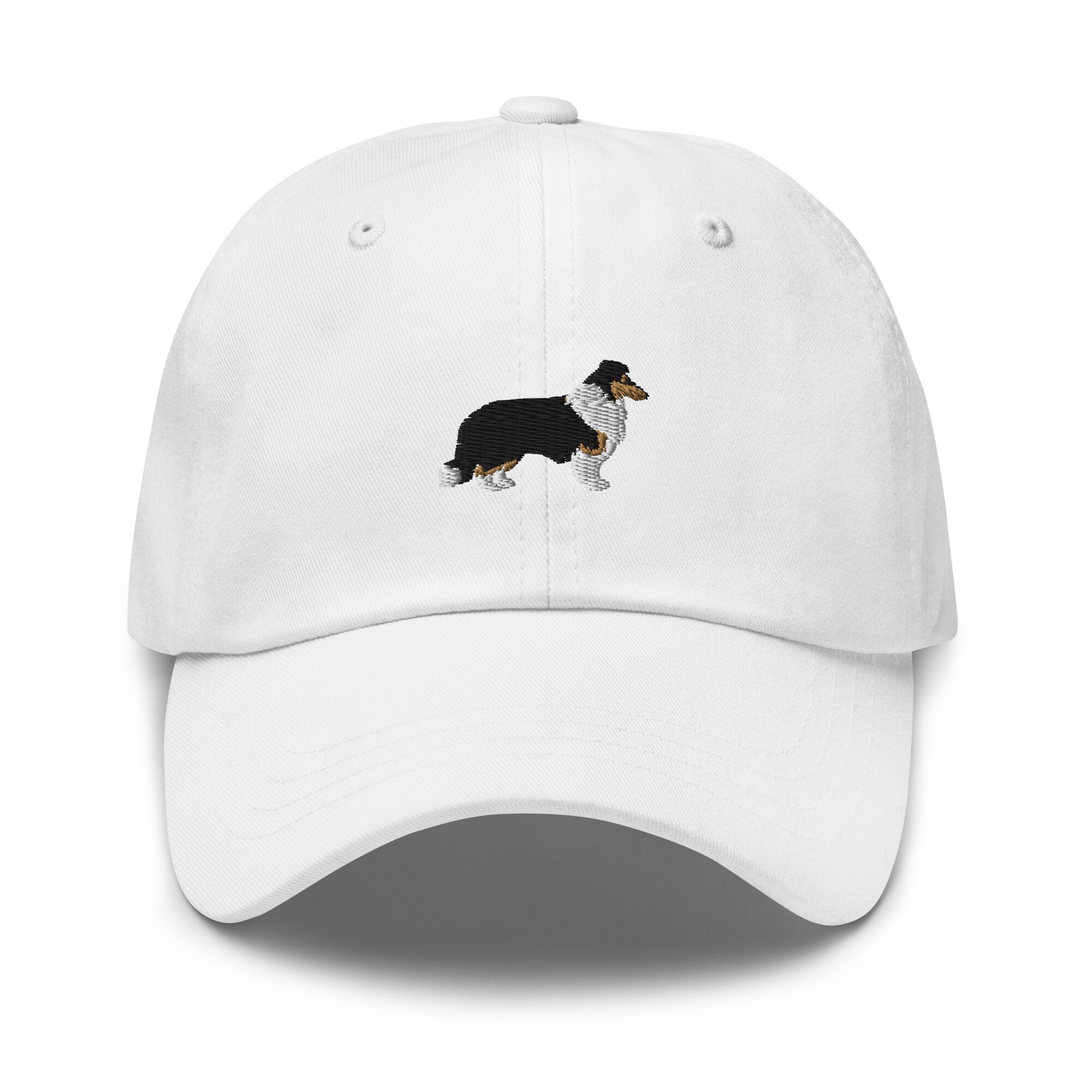 Tricolor Rough Collie Embroidered Hat - Baseball Cap for Collie Mom Tri-Color Collie Lover Gift image 6