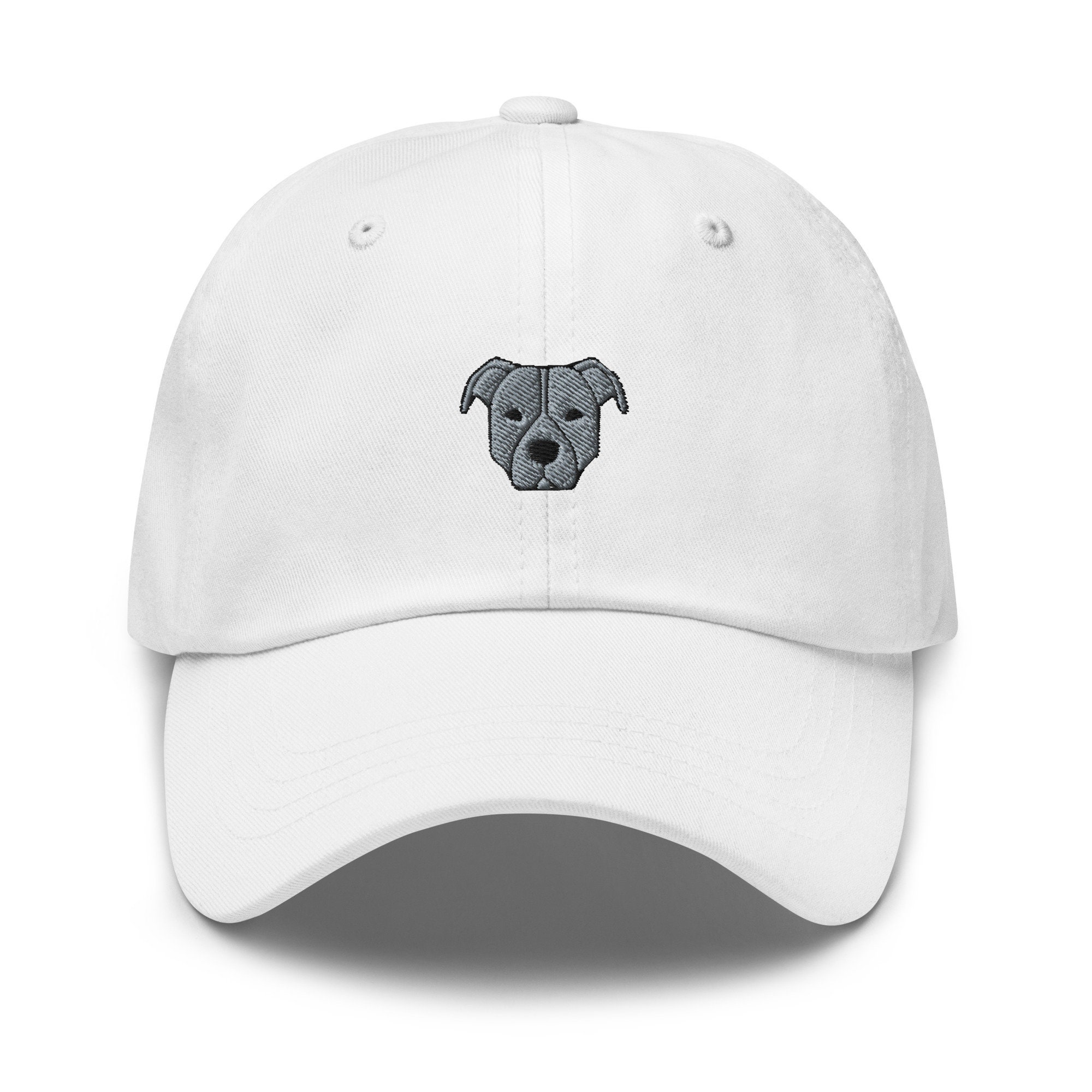 Blue Pitbull Embroidered Baseball Cap - Dad Hat American Bully & Staffordshire Terrier Gifts Pittie Mom image 6