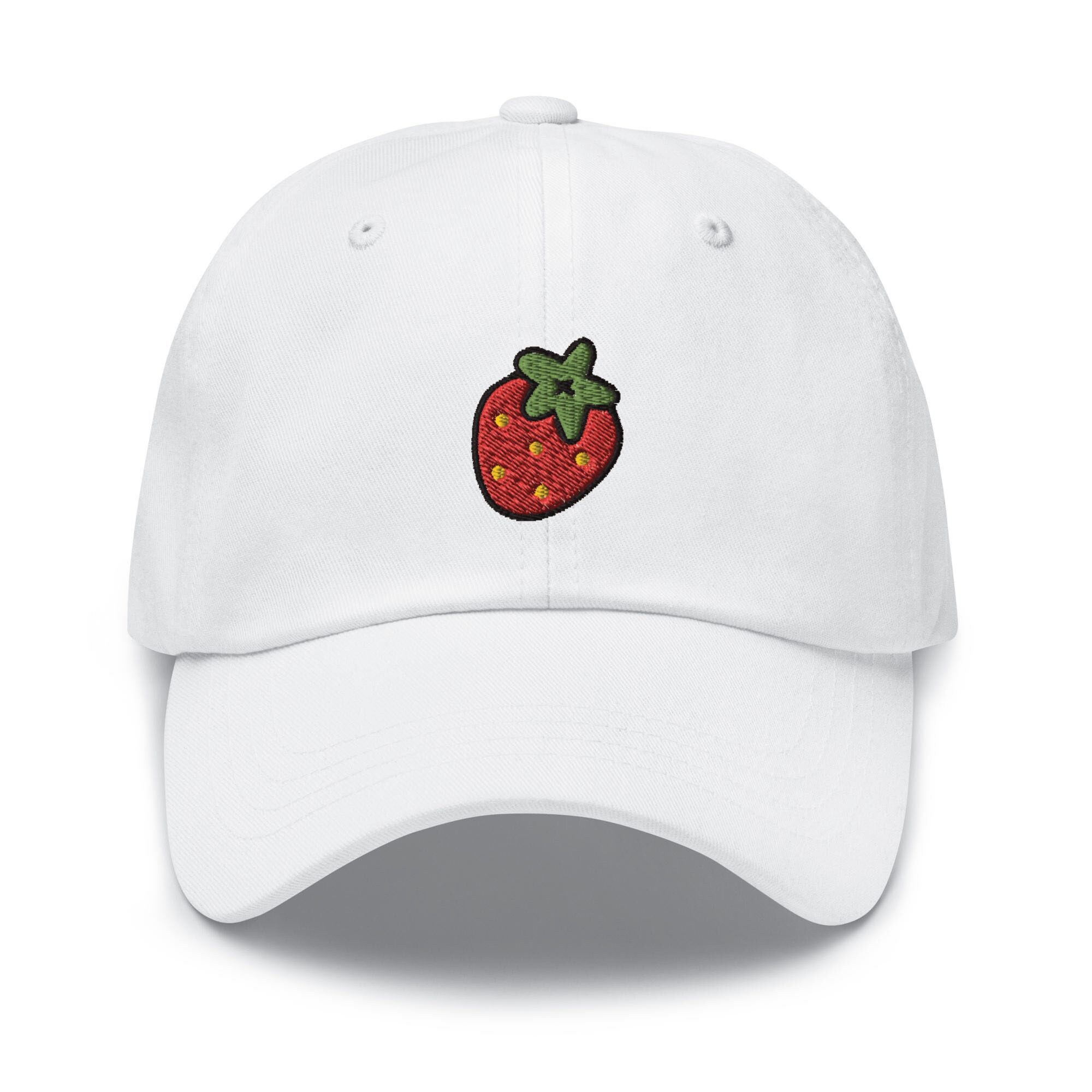 Strawberry Embroidered Dad Cap - Trendy Comfortable Baseball Hat Gift image 2