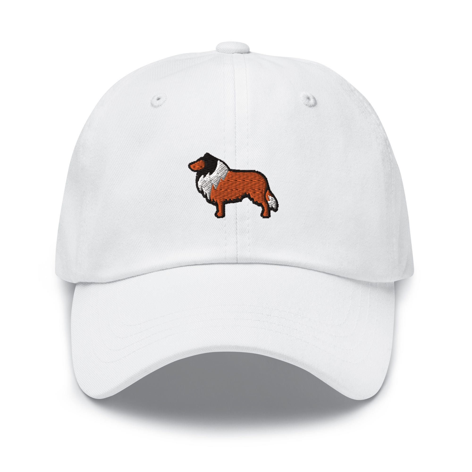 Rough Collie Embroidered Dad Cap - Trendy Fit Baseball Hat Gift image 1