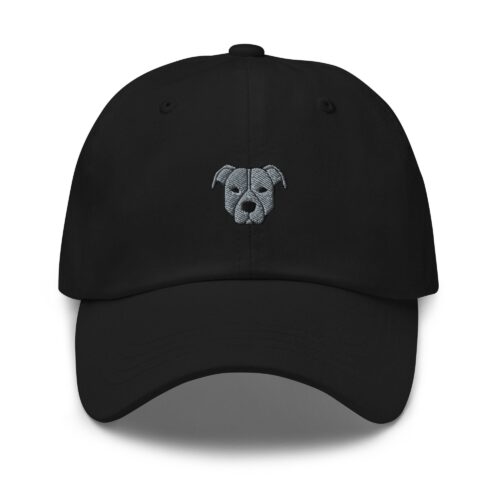 Blue Pitbull Embroidered Baseball Cap - Dad Hat American Bully & Staffordshire Terrier Gifts Pittie Mom image 1