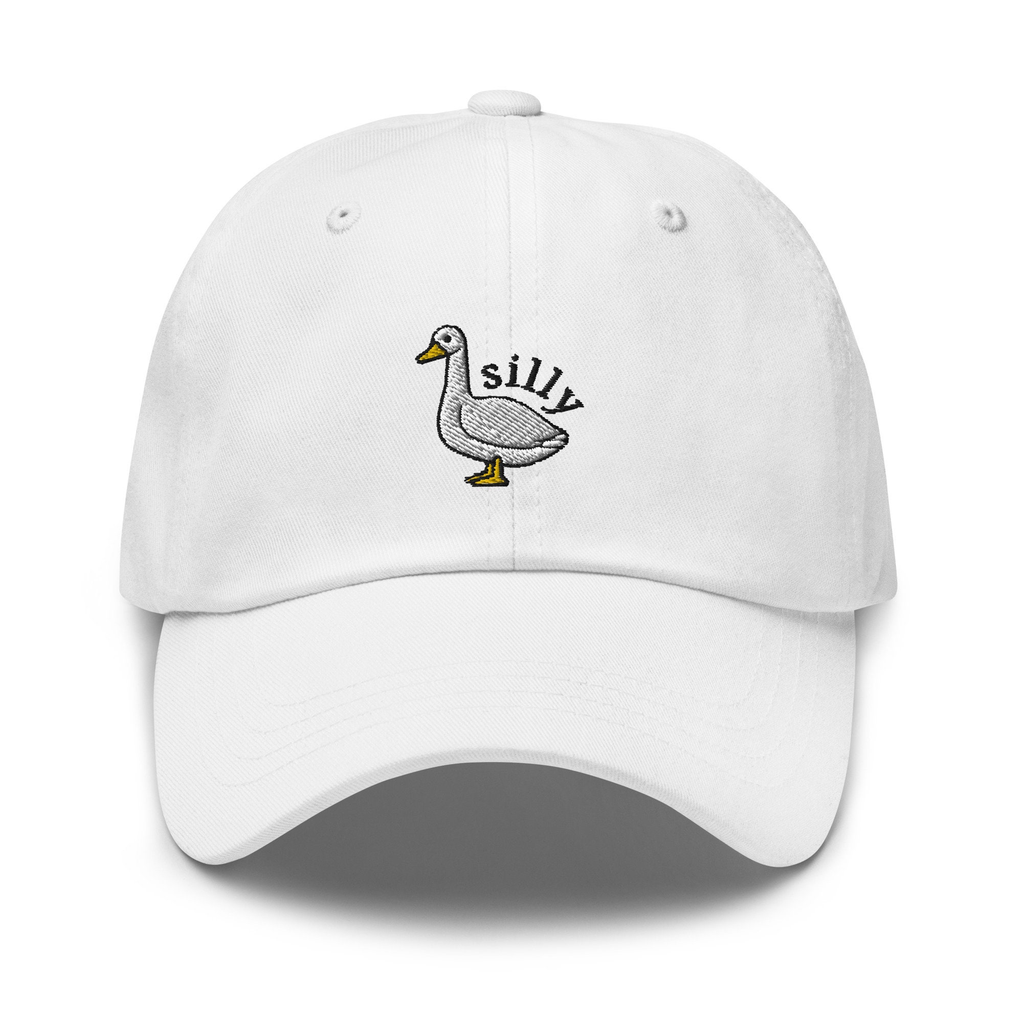 Silly Goose Embroidered Cap - Cute & Funny Goose Dad Hat 6 Panel Baseball Cap Silly Goose University Gift image 5