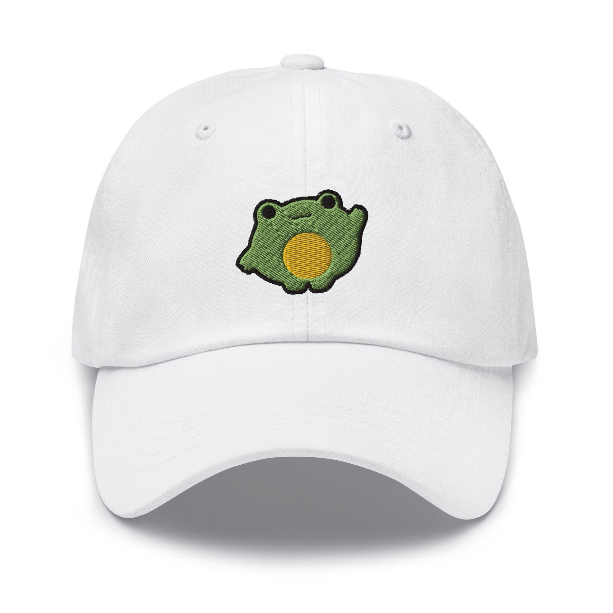 Chonky Cartoon Frog Embroidered Dad Cap - Trendy Comfortable Baseball Hat Gift image 1