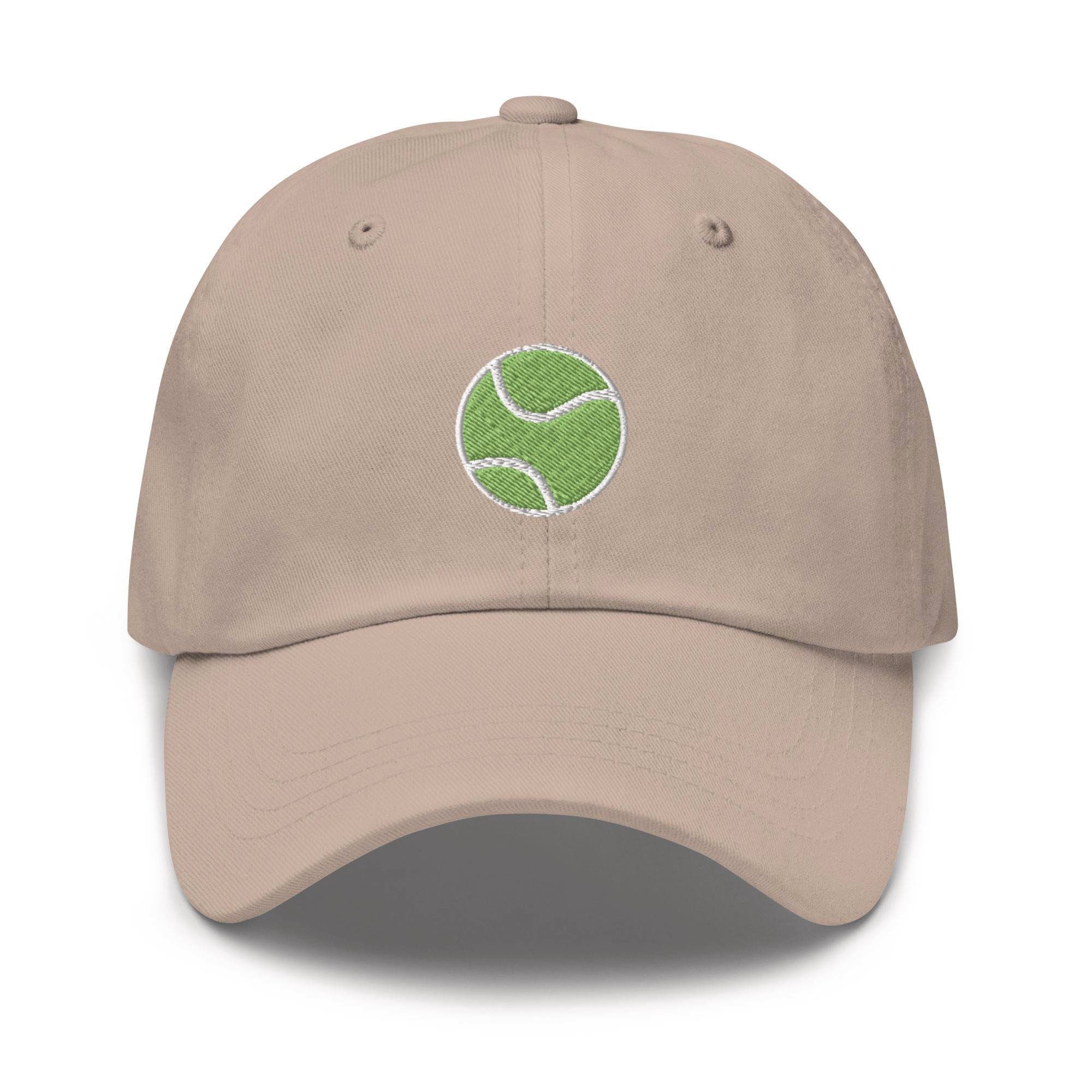 Tennis Ball Embroidered Dad Cap - Trendy Fit Comfortable Baseball Hat Gift image 1