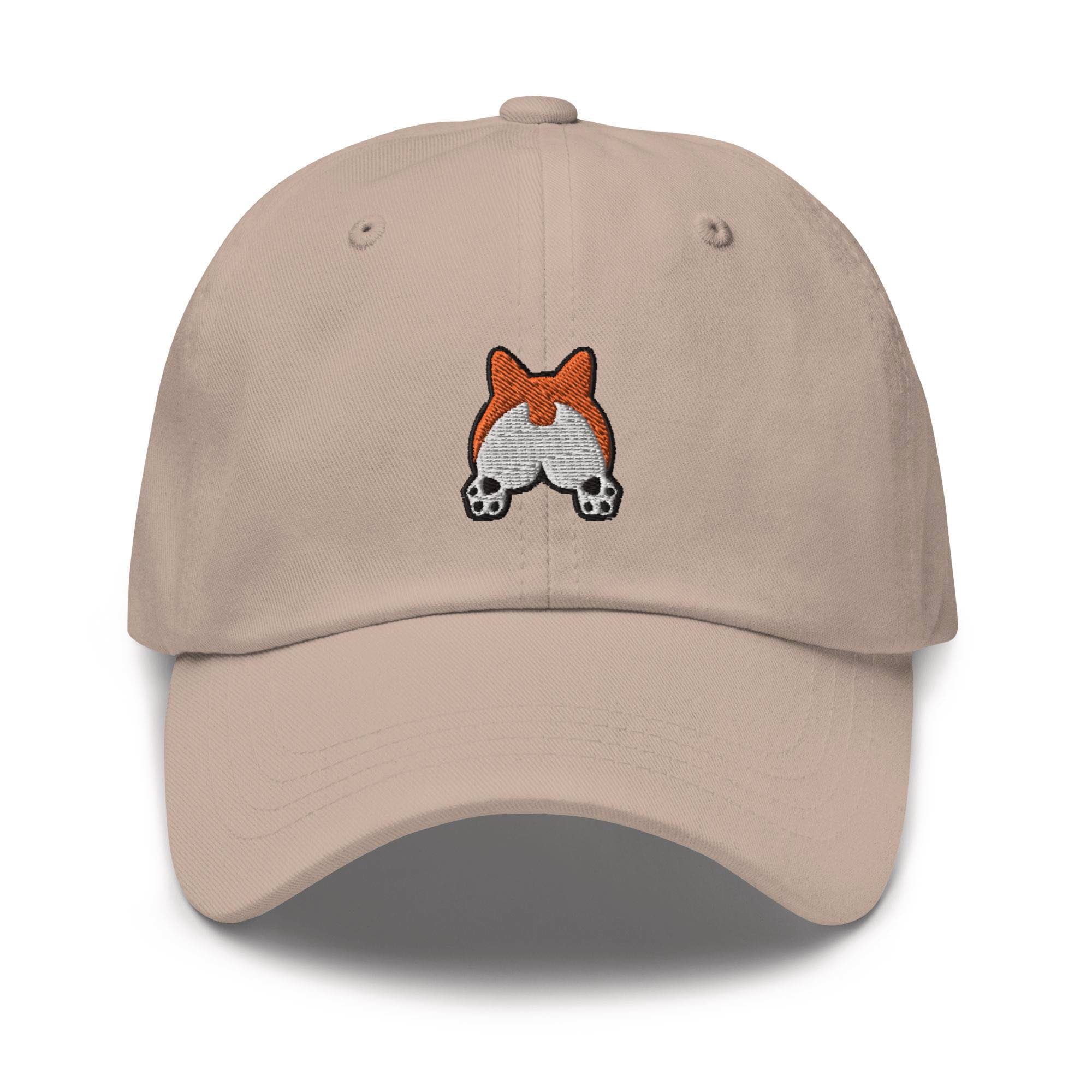 Corgi Booty Embroidered Dad Cap - Comfortable Trendy Baseball Hat Gift image 2