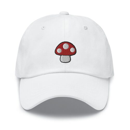 Toadstool Red Mushroom Embroidered Dad Cap - Comfortable Baseball Hat Gift image 0